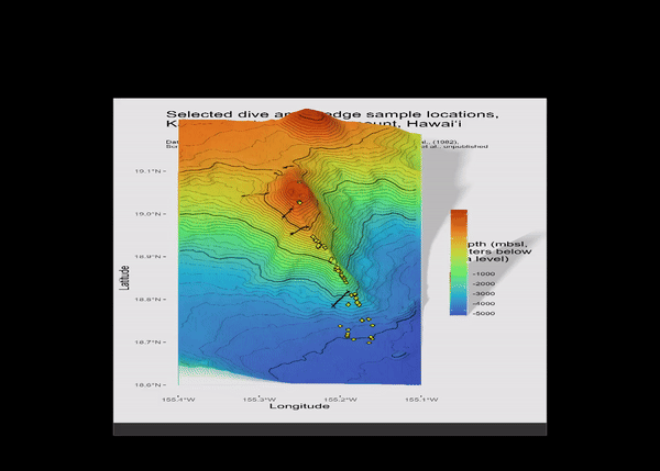 gif of rotating 3d bathymetry of kamaʻehuakanaloa seamount